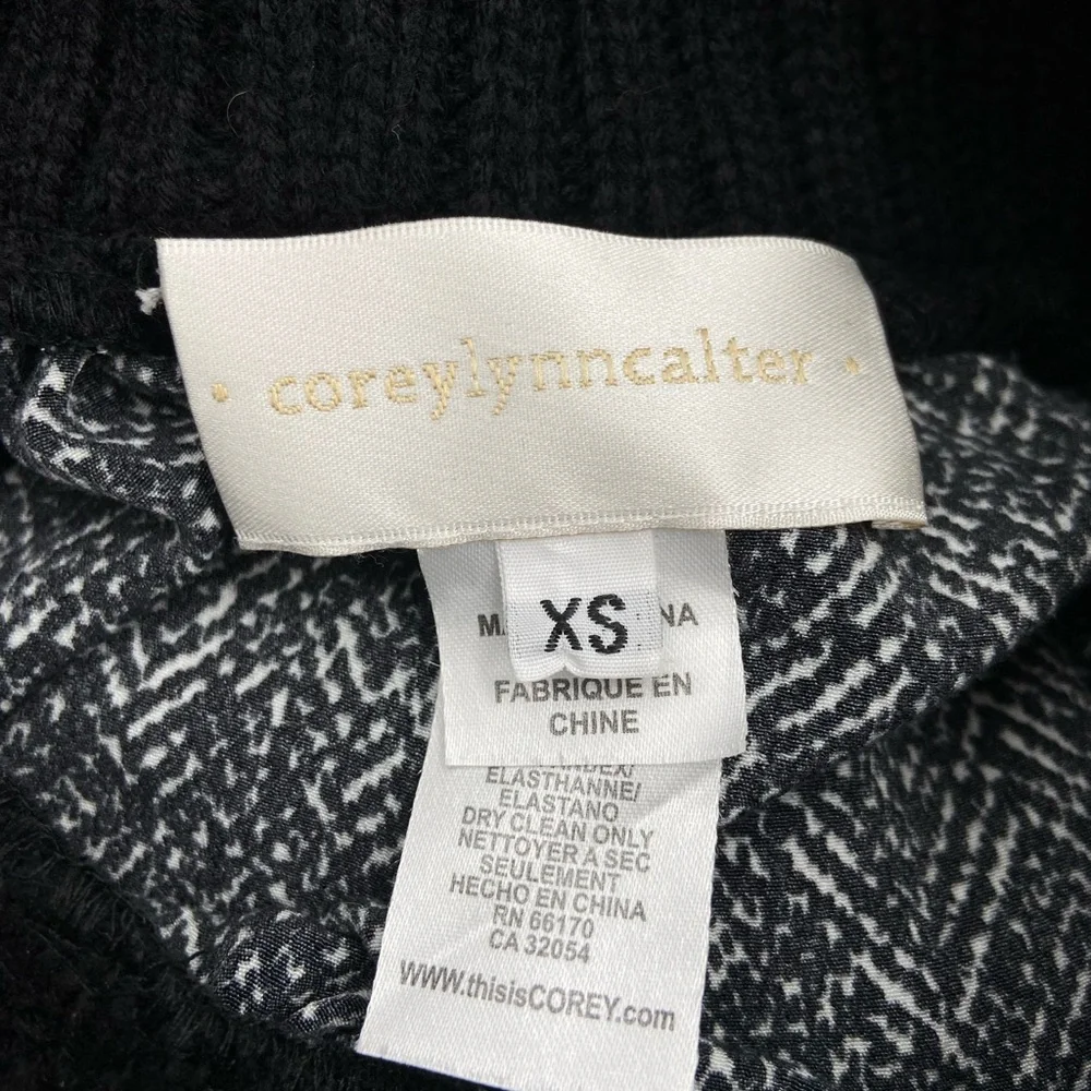 Anthro Cowled Chinon Dress Turtleneck Neck‎ Corey Lynn Calter XS
